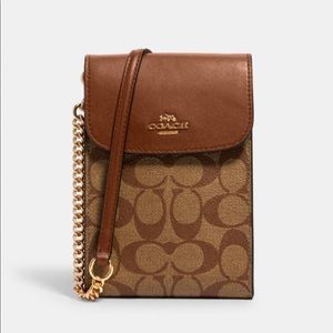 AUTHENTIC COACH Crossbody In Signature Canvas